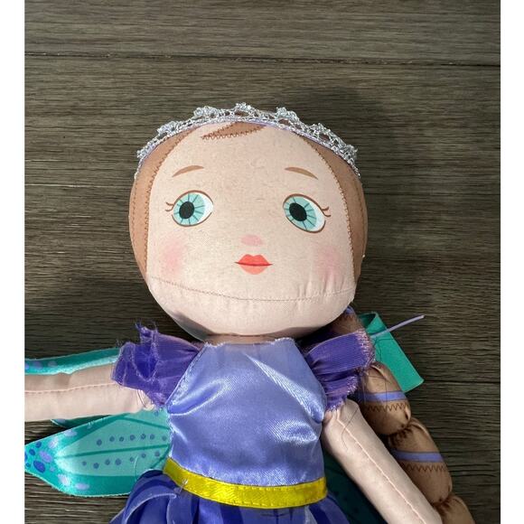 Mooshka Purple Ballerina Fairy Tales Soft Huggable Loveable Plush Doll - Picture 1 of 6